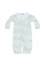 Blue Vines Print Converter Gown