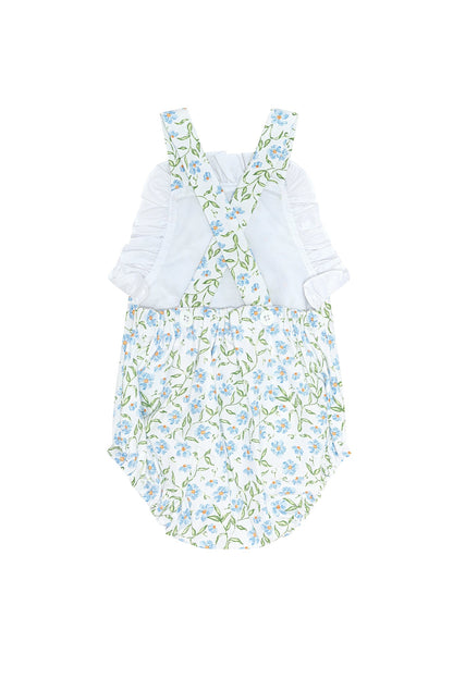 Blue Vines Woven Summer Bubble