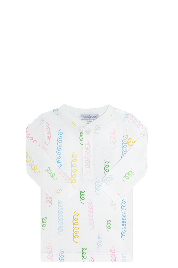 Spirals Print Pima Cotton Pajama Set