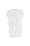 Spirals Print Gown