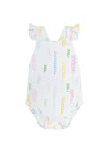 Spirals Print Ruffle Bubble