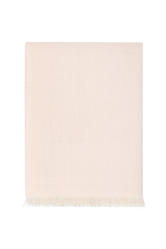 Herringbone Baby Alpaca Woven Blanket
