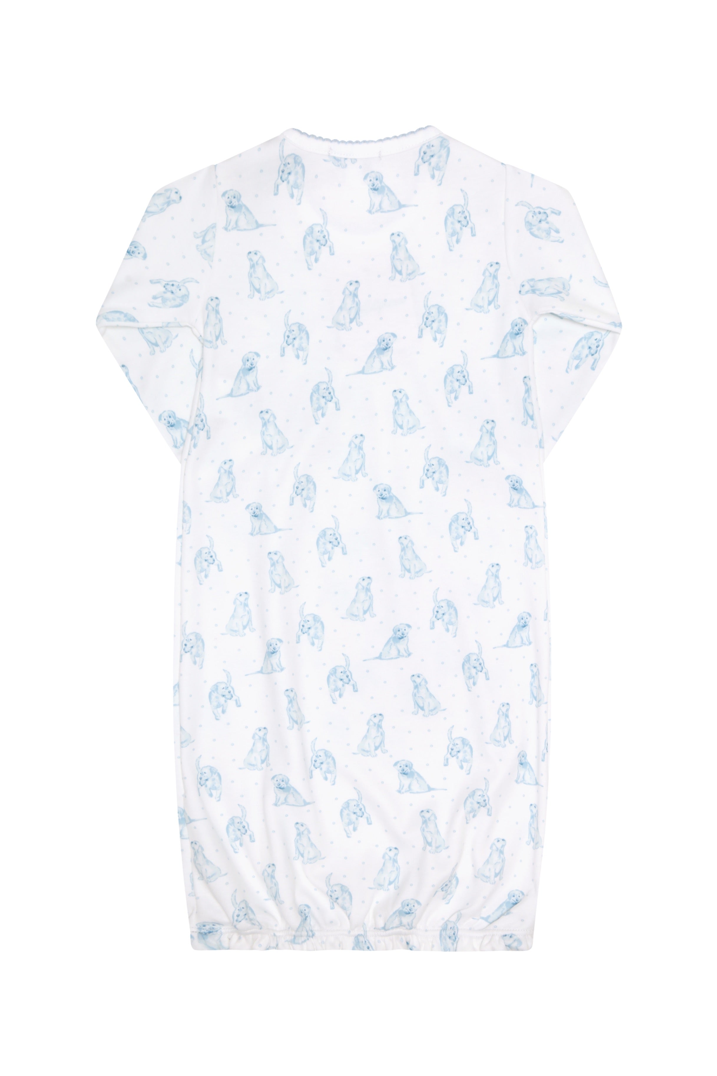 Blue Puppy Love Print Gown