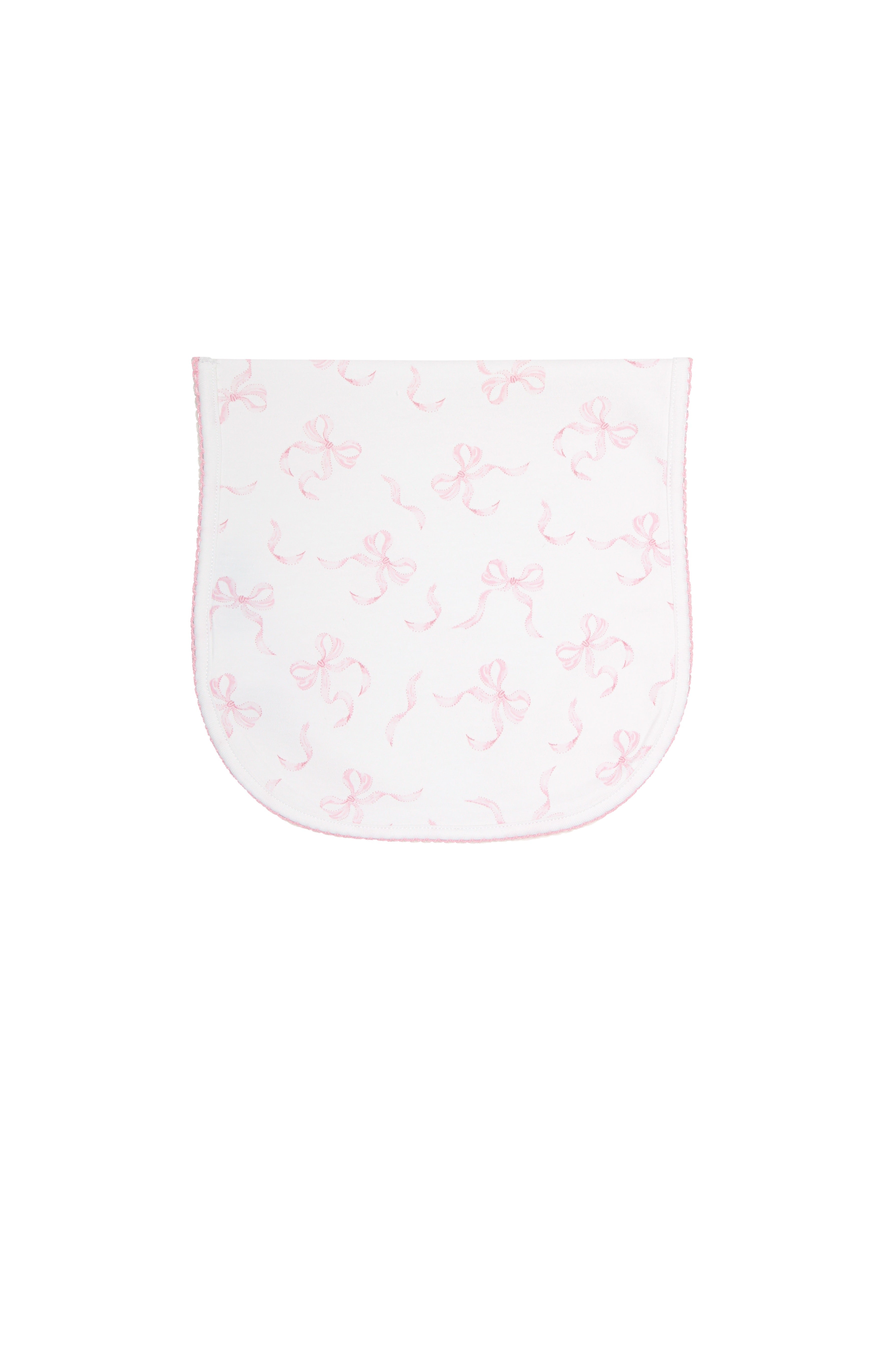 Charming Bows Print Burp Cloth