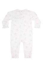 Charming Bows Print Romper long sleeve