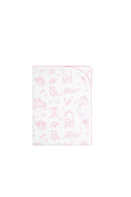 Pink Lone Star Toile Blanket