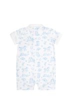 Blue Lone Star Toile Romper