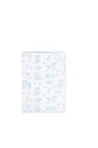 Blue Lone Star Toile Blanket