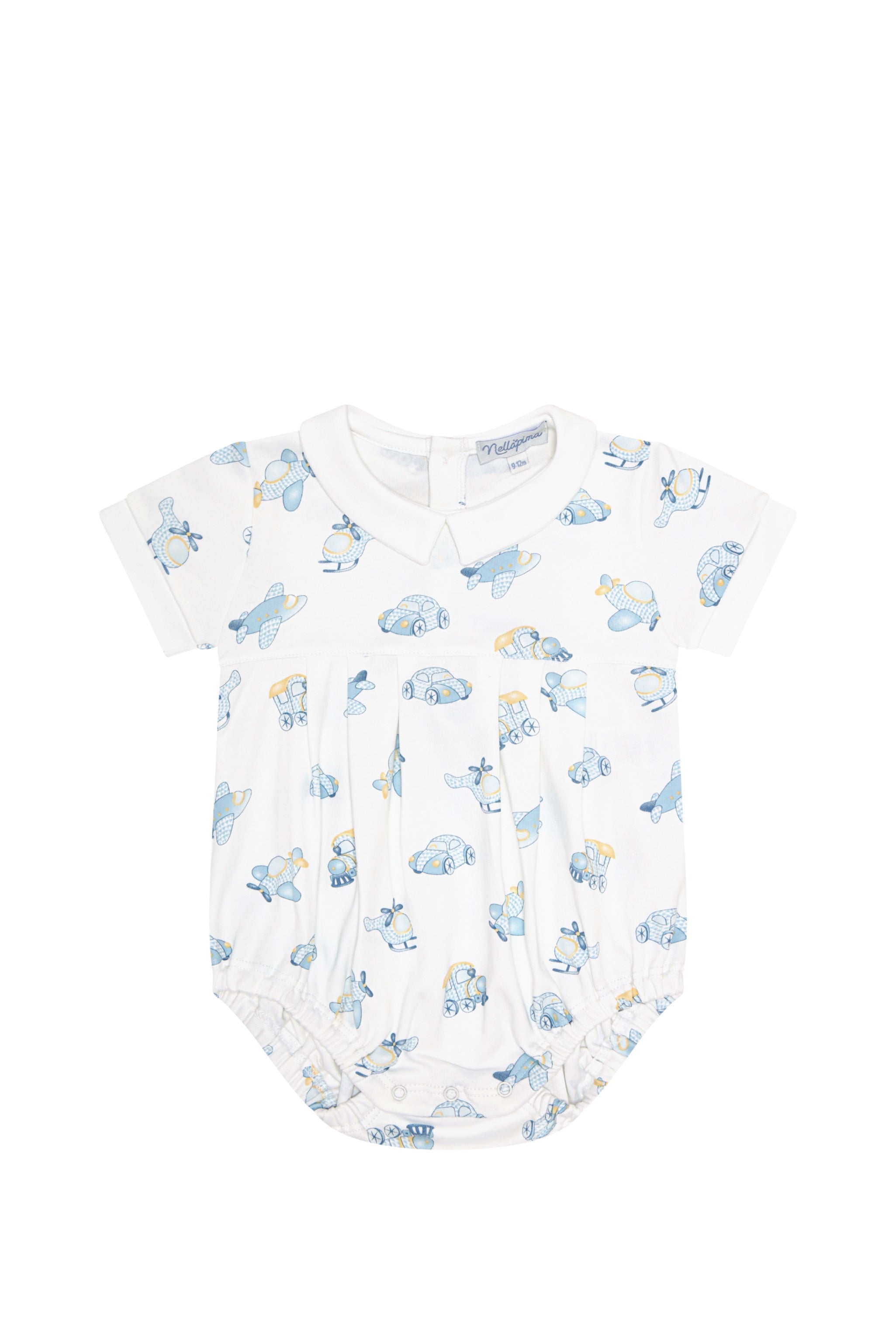 Mini Voyages Pima Cotton Bubble Romper