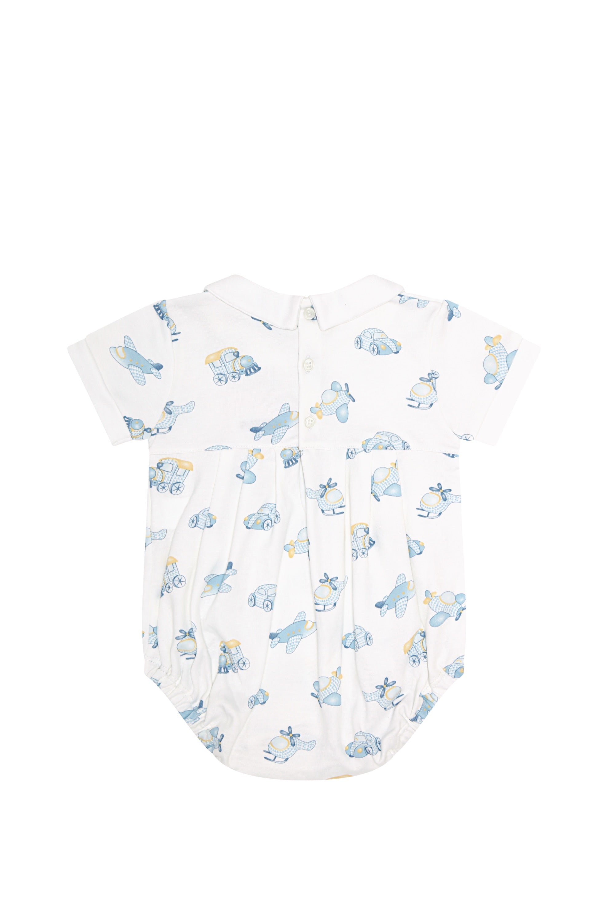 Mini Voyages Pima Cotton Bubble Romper