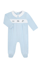 Mini Voyages Embroidery Pima Cotton Footie
