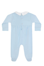 Mini Voyages Embroidery Pima Cotton Footie
