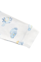 Mini Voyages Long Sleeve Pima Cotton Romper