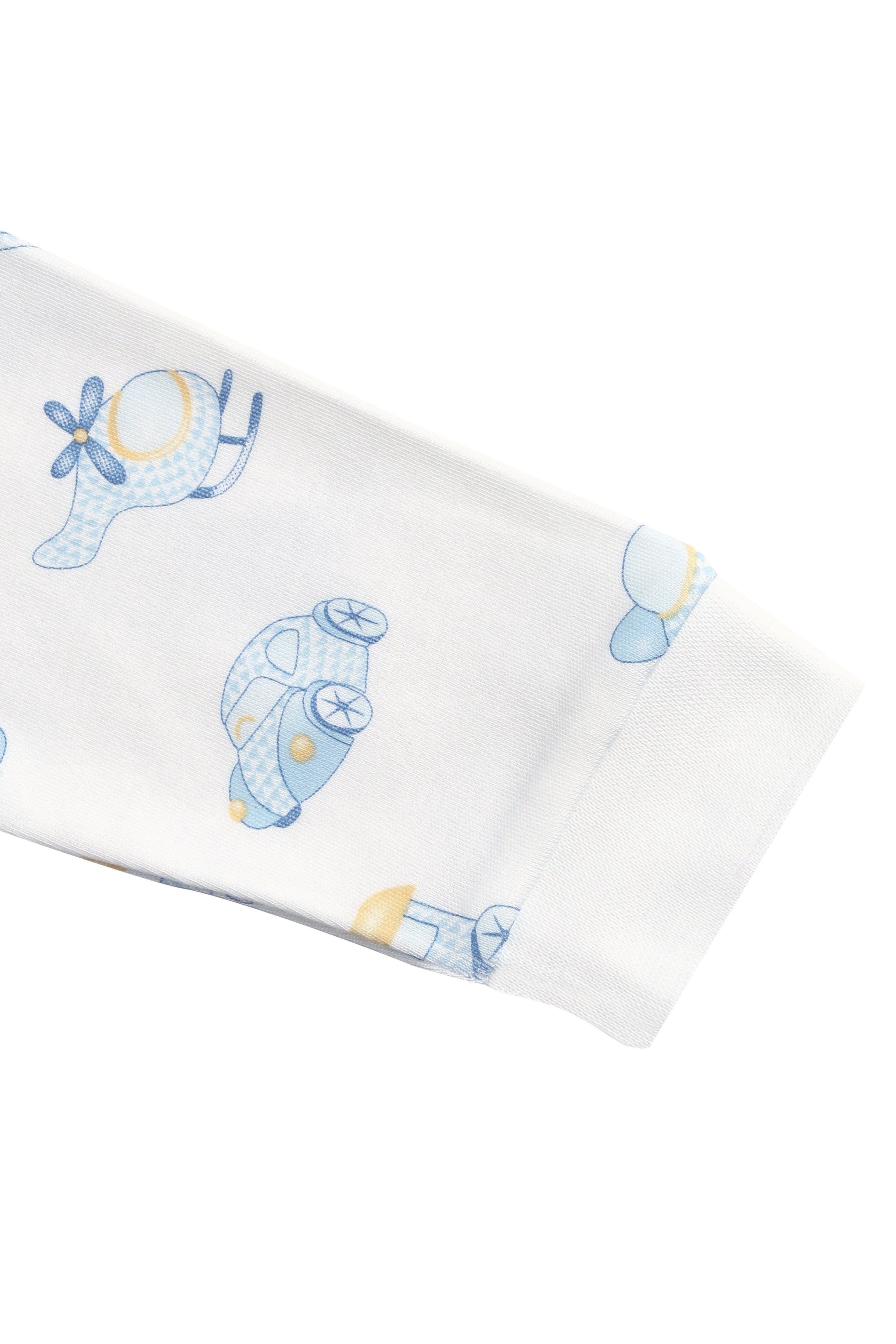 Mini Voyages Long Sleeve Pima Cotton Romper