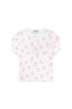 Pink Puppy Love Print Pajamas