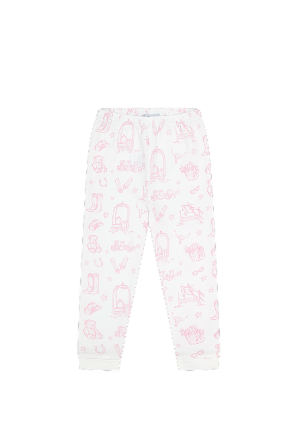 Pink Lone Star Toile Pajamas