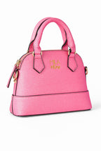 Girls Neon Pink Glitter Crossbody Purse