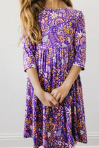 No Bad Days 3/4 Sleeve Pocket Twirl Dress