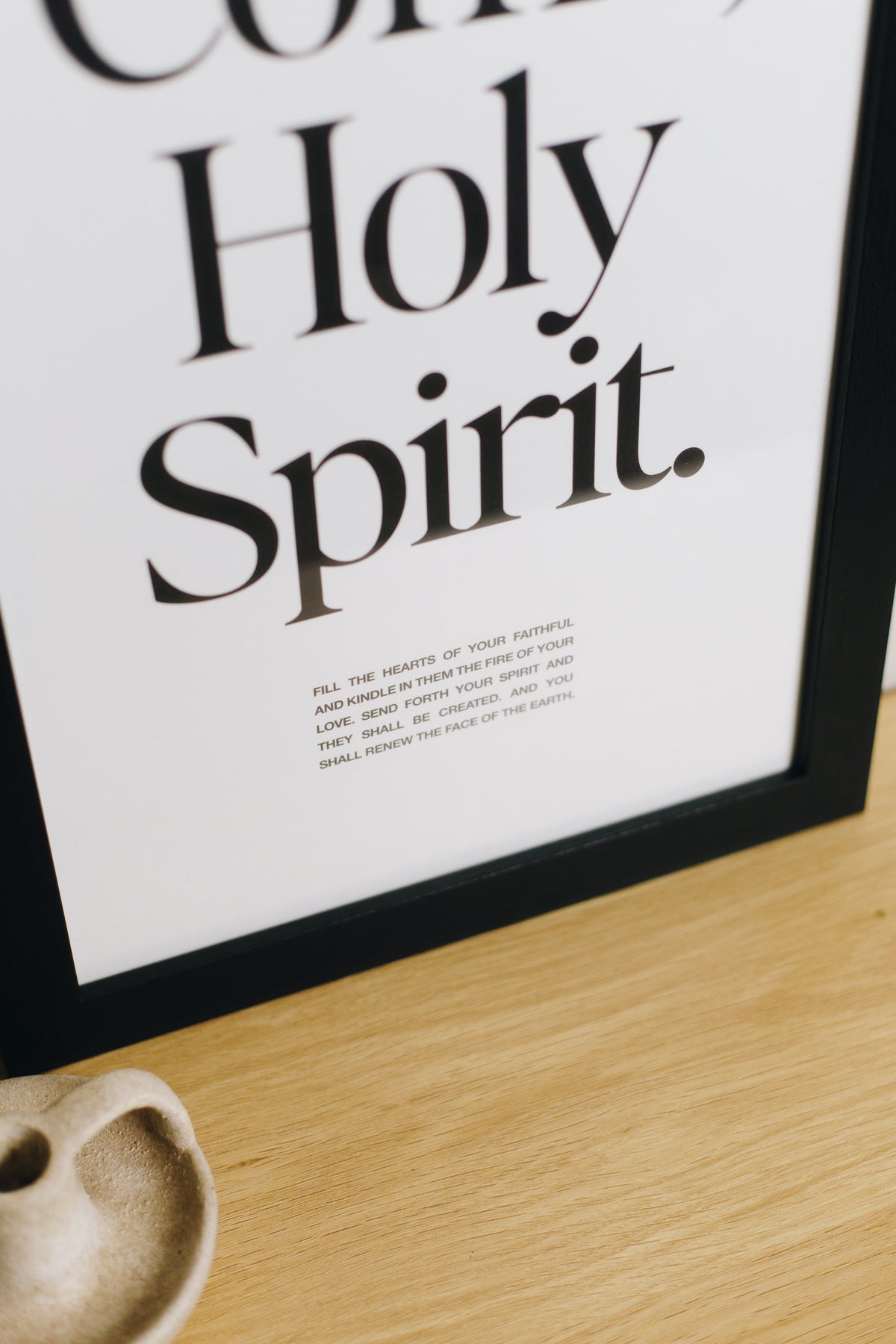 Come Holy Spirit Print | A Prayerful Reminder of God’s Presence