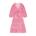 Odette Women's Maxi Dress Rose Ikat