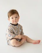 Electric Drippy Smiley Shorts Set