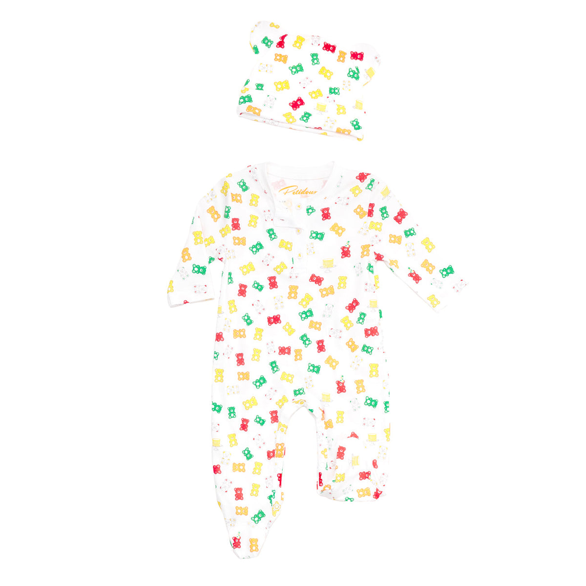 Gummy Bear Party Onesie + hat