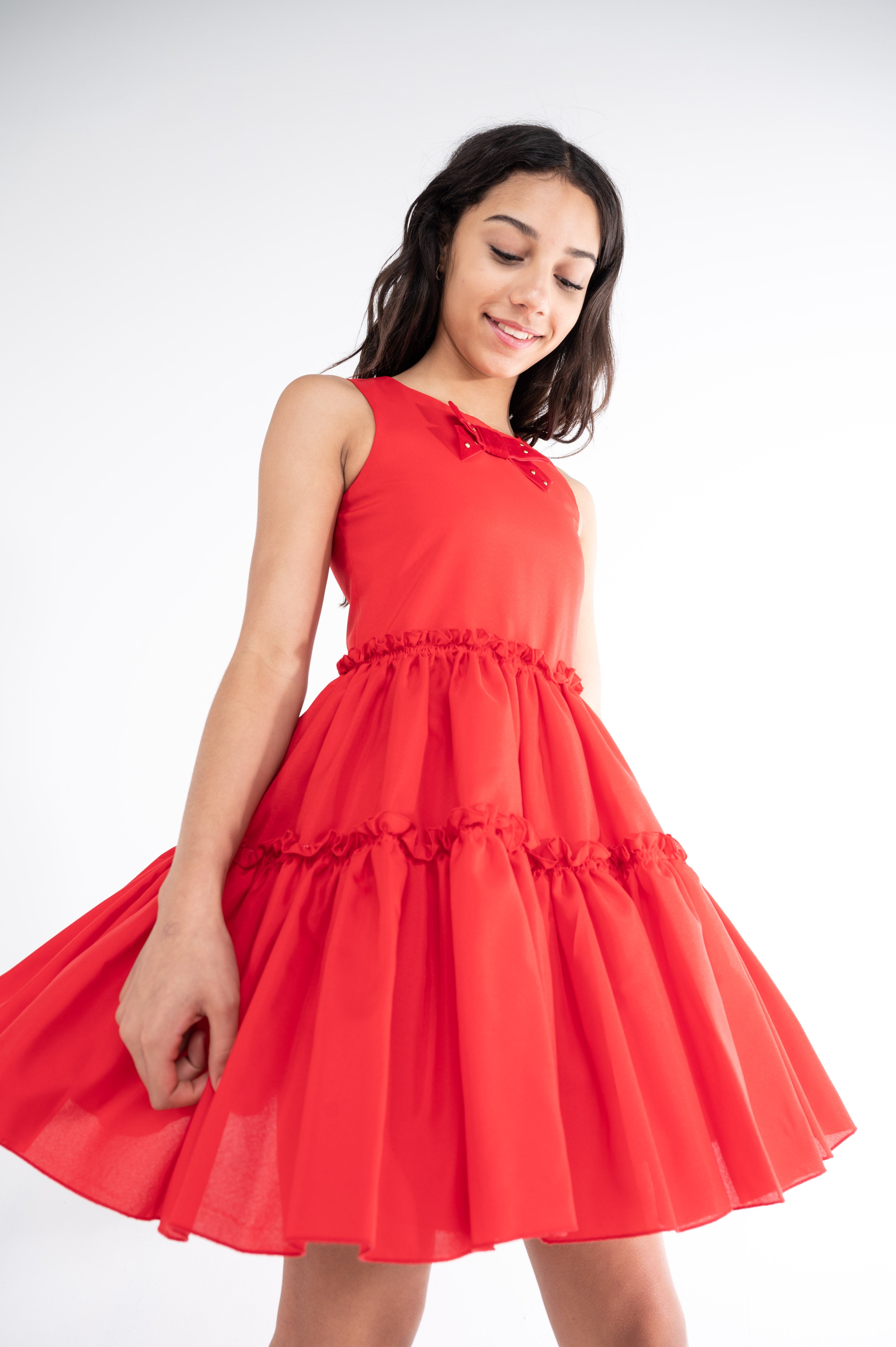 Isabella I Red Dress