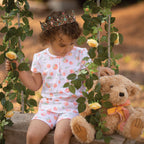 Girls Summer Peaches Pajamas