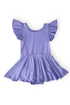 Periwinkle Short Sleeve Twirl Leotard