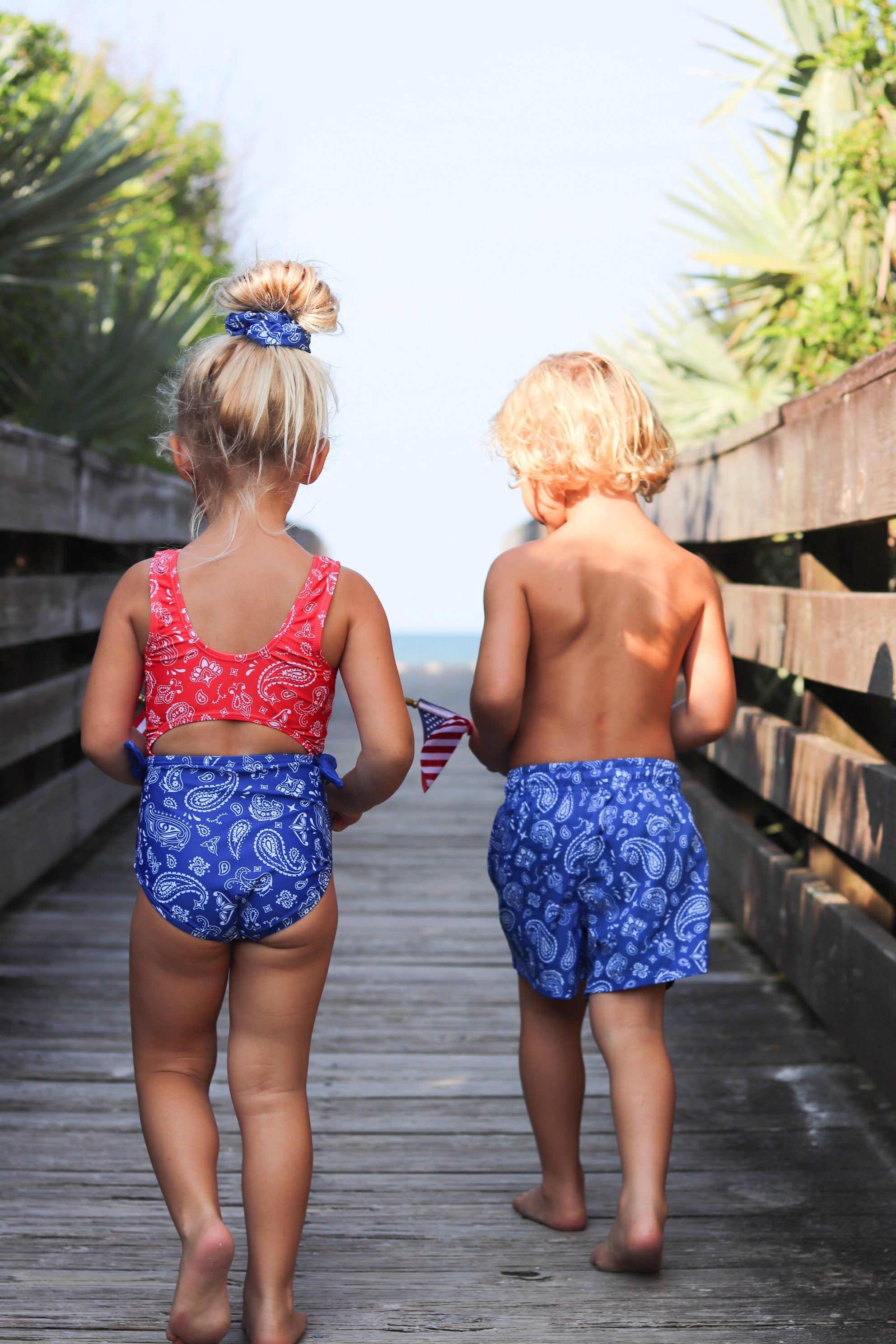 Girls Freedom Cove One Piece Swimsuit