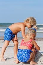 Boys Blue Glory Swim Trunks