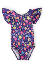 Girls Pick a Posy Flutter Sleeve Leotard