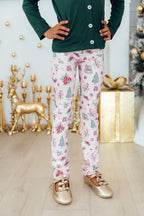 Pink Christmas Leggings