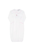 Pink Bear Embroidery Gown