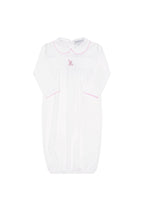 Pink Bear Embroidery Gown