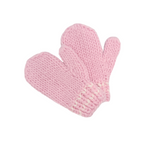 Pink Bows Bobble Hat/Mittens/Scarf Bundle
