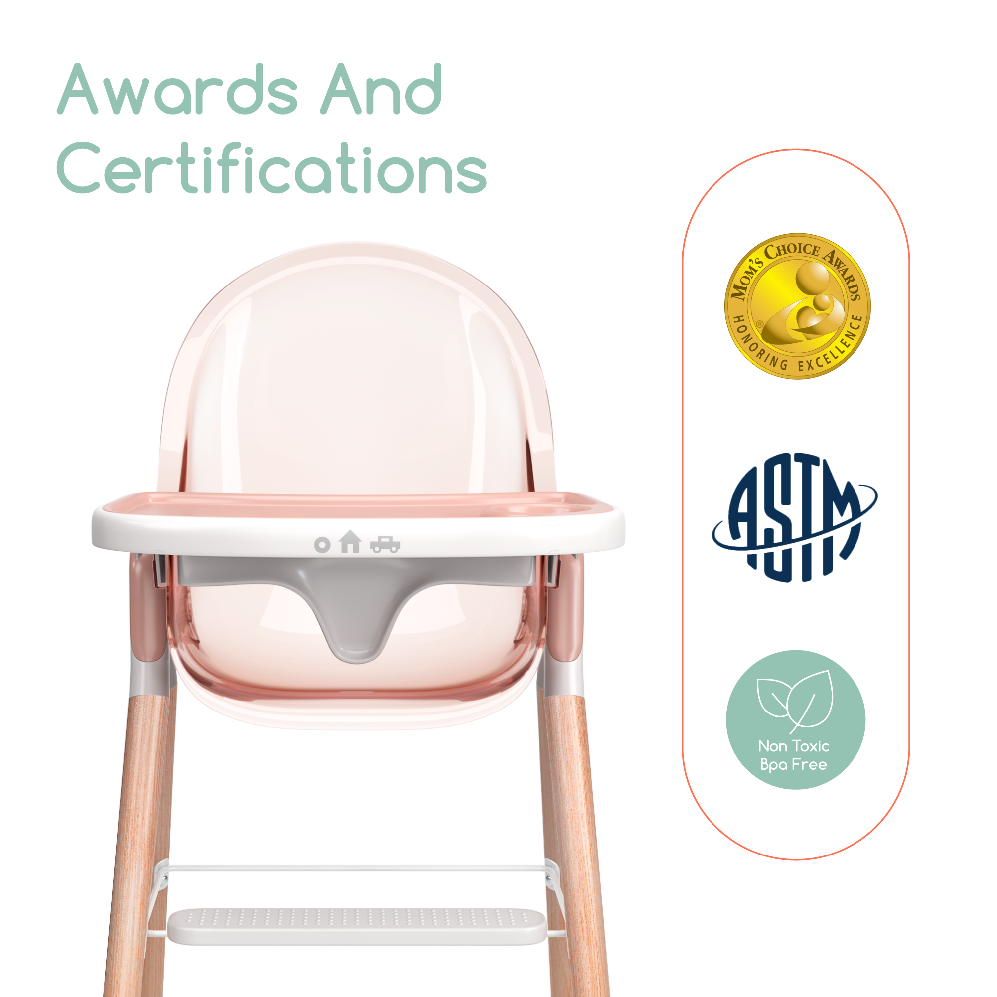 Children of Design 6-in-1 Convertible High Chair