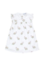 Girls Pink Elephant Ruffle Playtime Dress