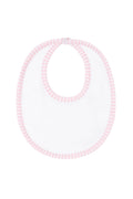 Pink Gingham Bib