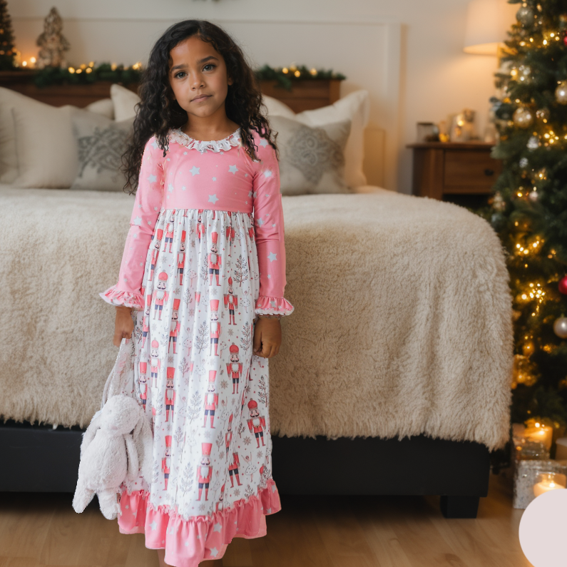 Pink Nutcracker Lounge Gown