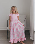 Pink Santa Bow Lounge Gown