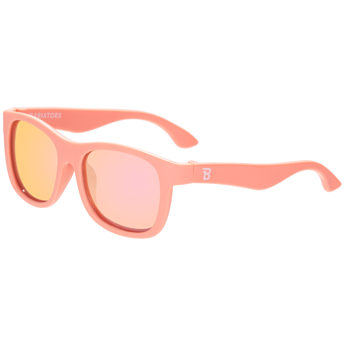 Perfectly Papaya Navigator | Polarized Peach Mirrored Lenses