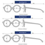 Sweet Cream Euro Round Sunglasses