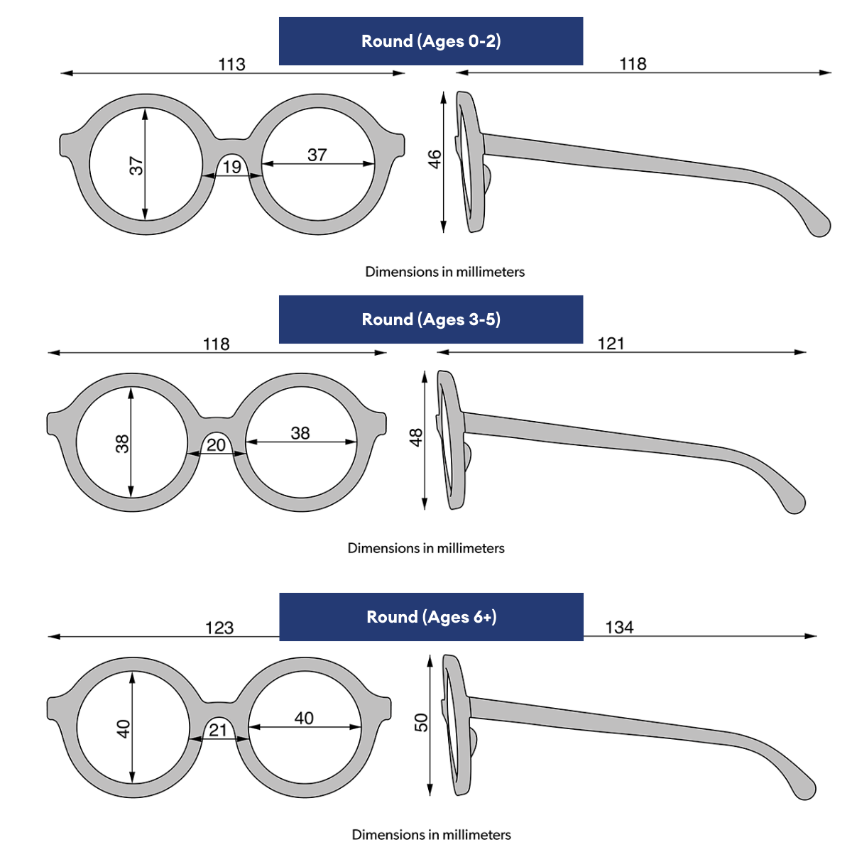 Sweet Cream Euro Round Sunglasses