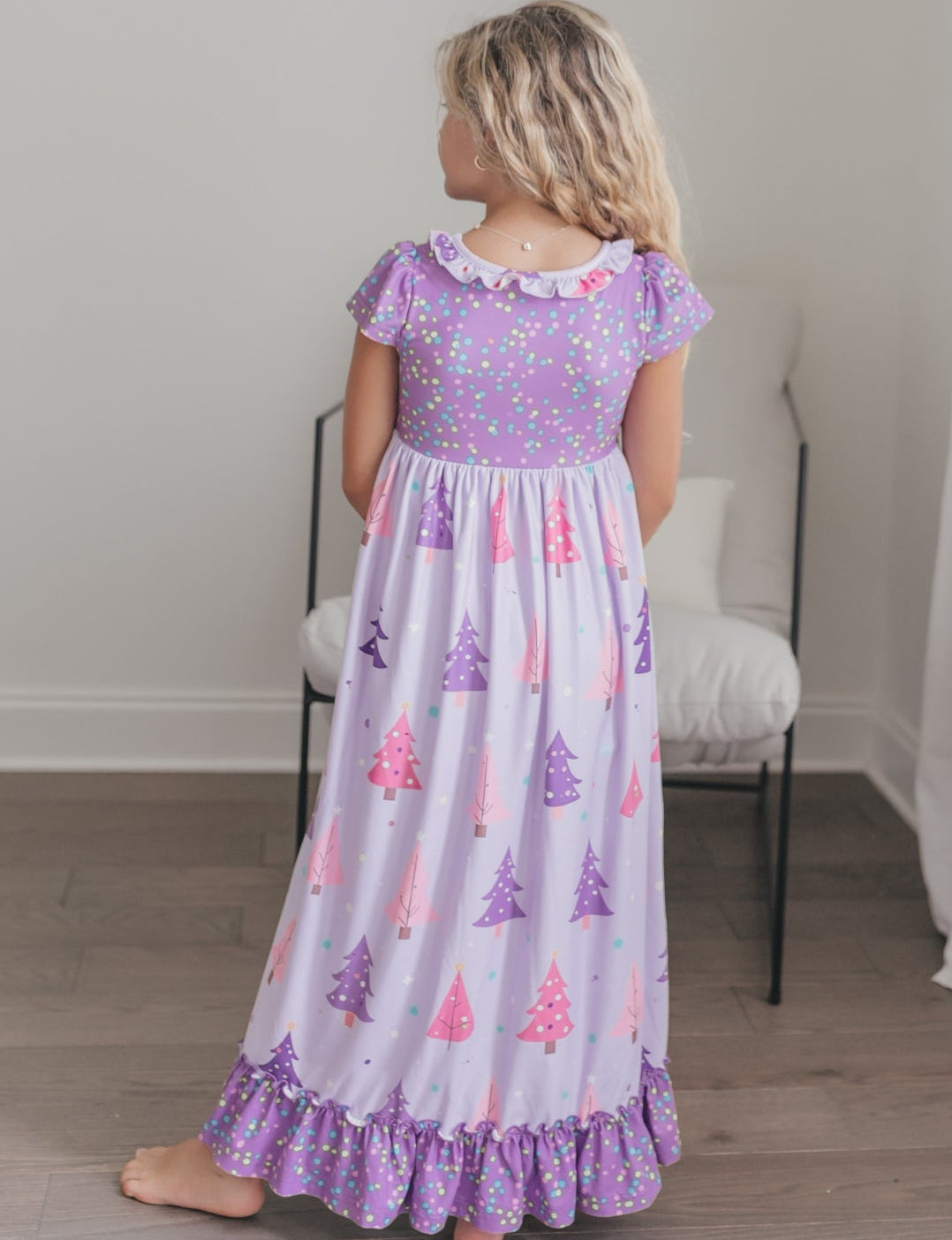 Purple Tree Lounge Gown