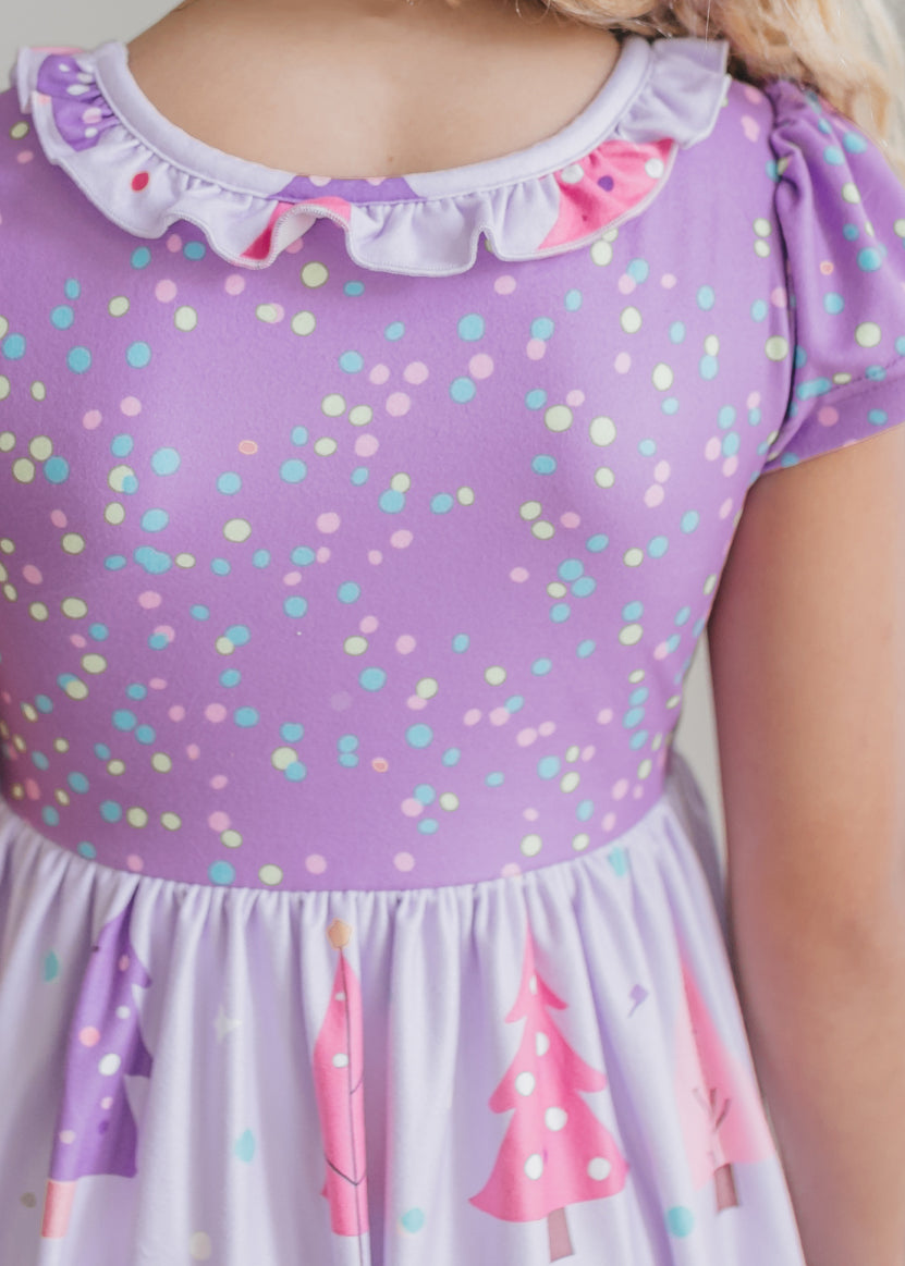 Purple Tree Lounge Gown
