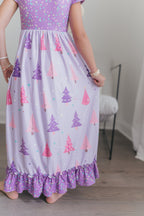 Purple Tree Lounge Gown