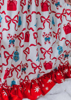 Red Bow Lounge Gown