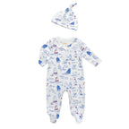 Regatta Footie with Hat Baby Set