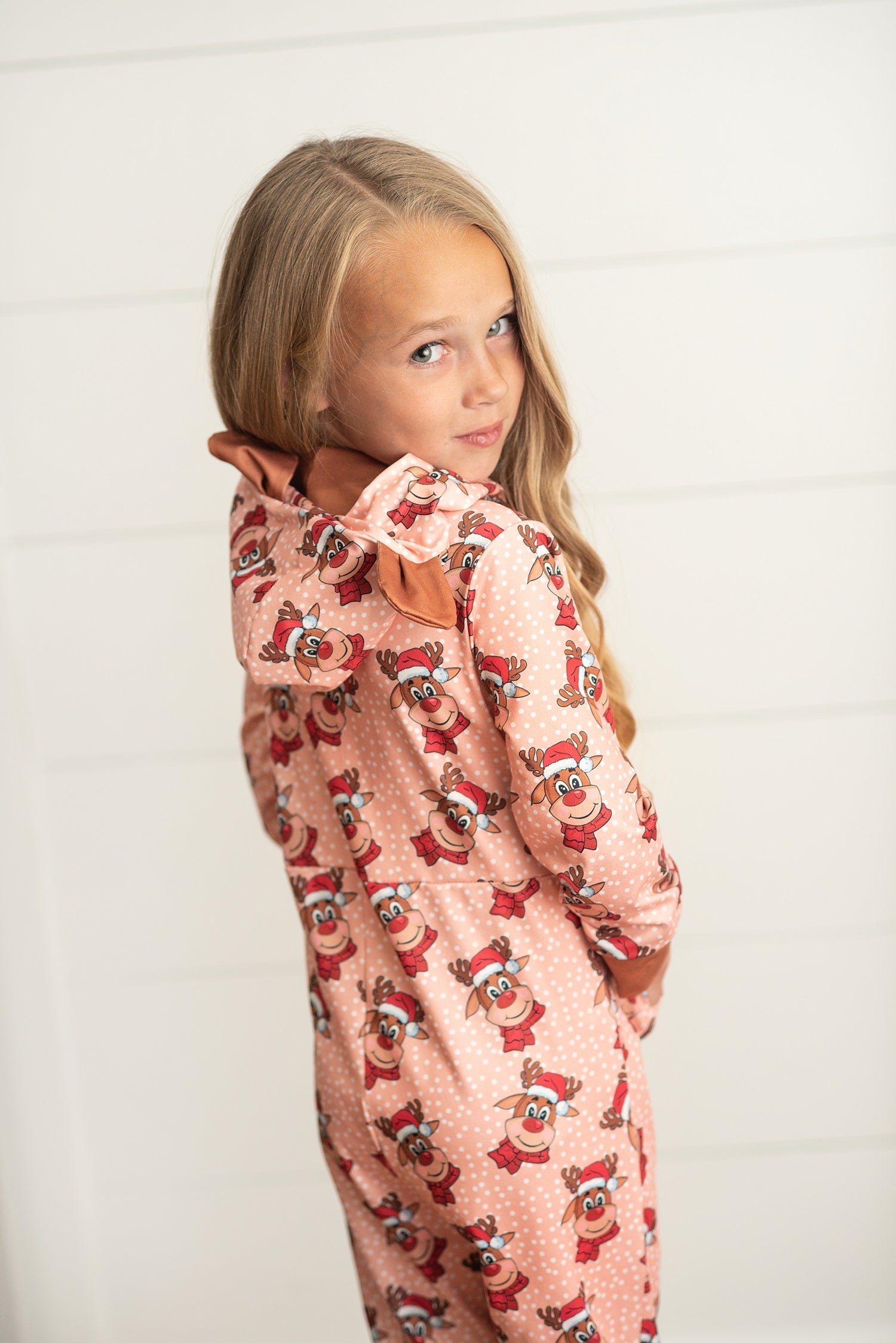 Reindeer Zipper Onesie Set